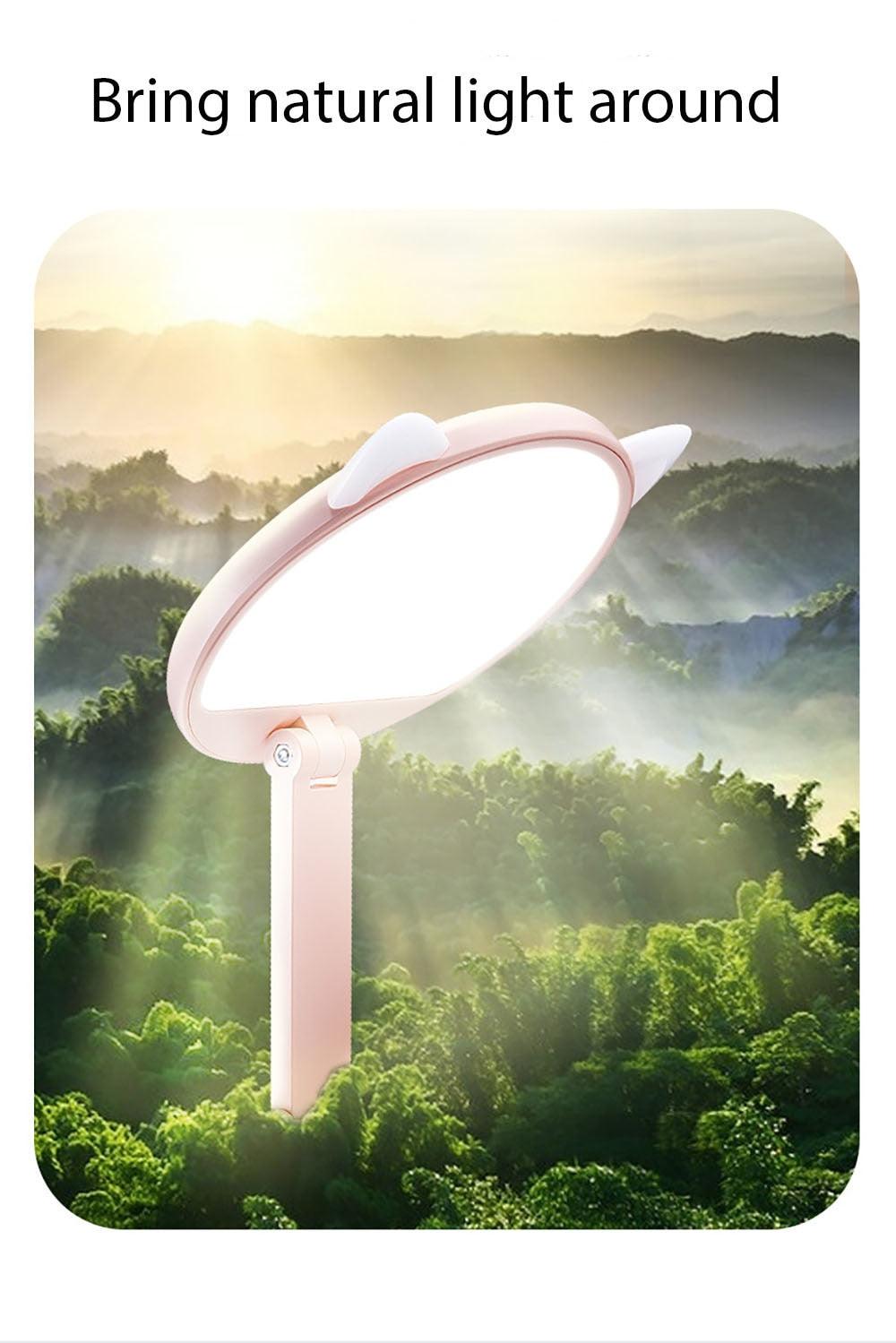 Cute Cat LED Desk Lamp - Foldable Eye Protection Study Light
