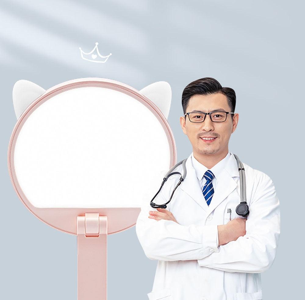 Cute Cat LED Desk Lamp - Foldable Eye Protection Study Light