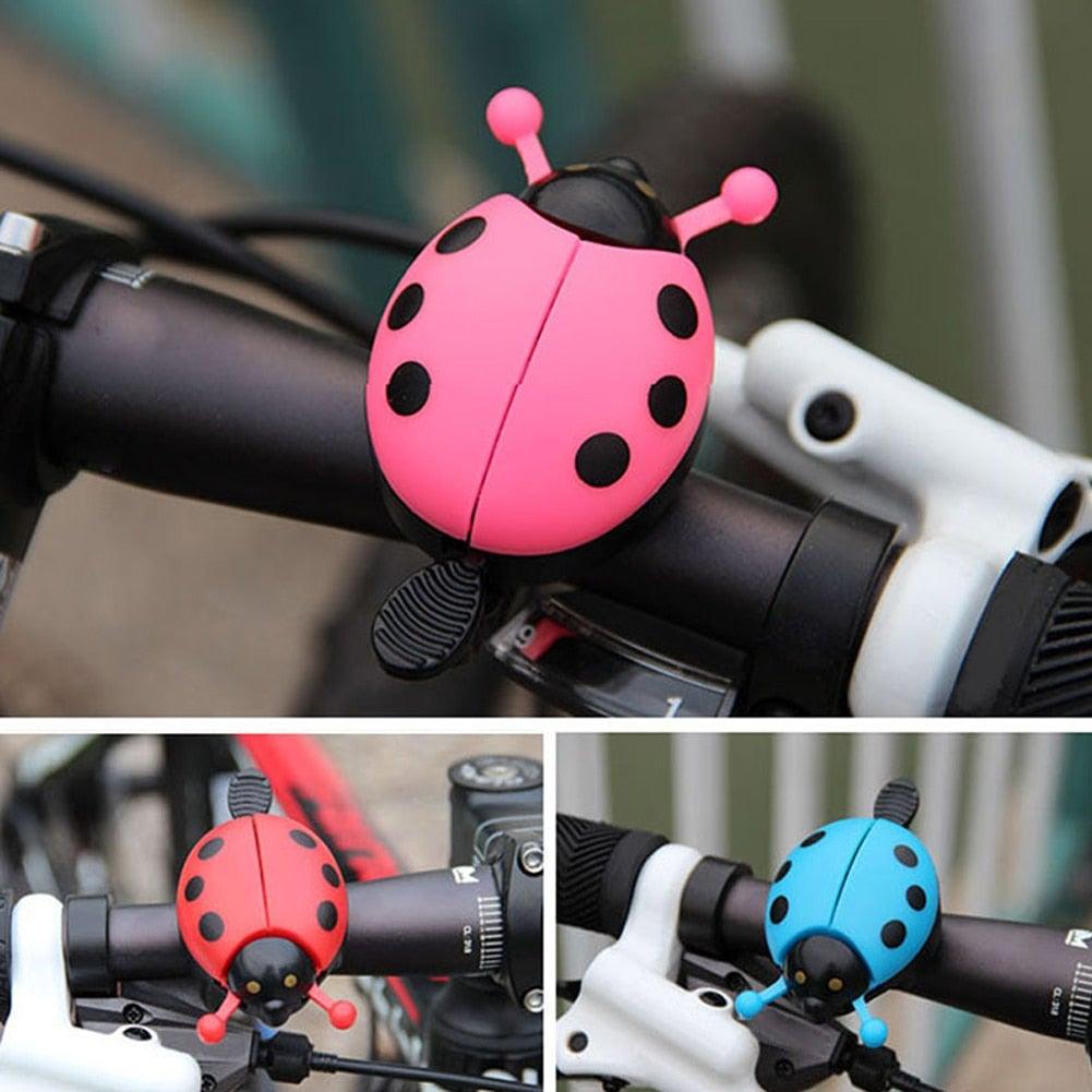 Cute Ladybug Cartoon Bicycle Bell for Kids Folding Bikes
