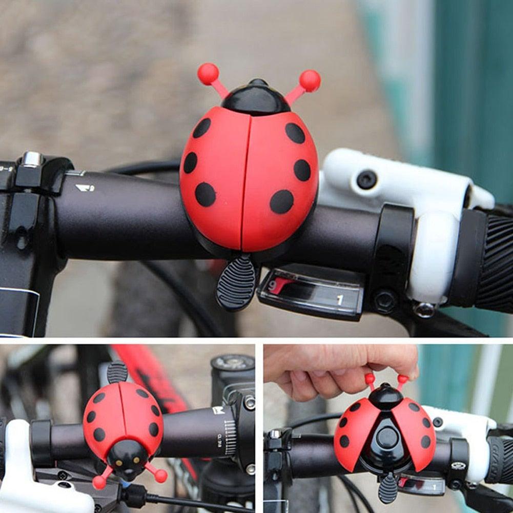 Cute Ladybug Cartoon Bicycle Bell for Kids Folding Bikes