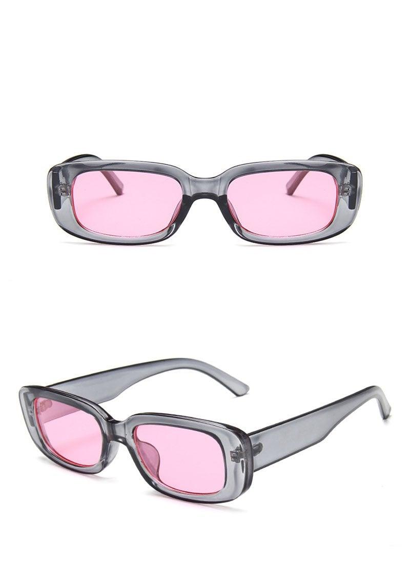 Vintage Purple Oval Sunglasses, Lightweight Retro Eyewear