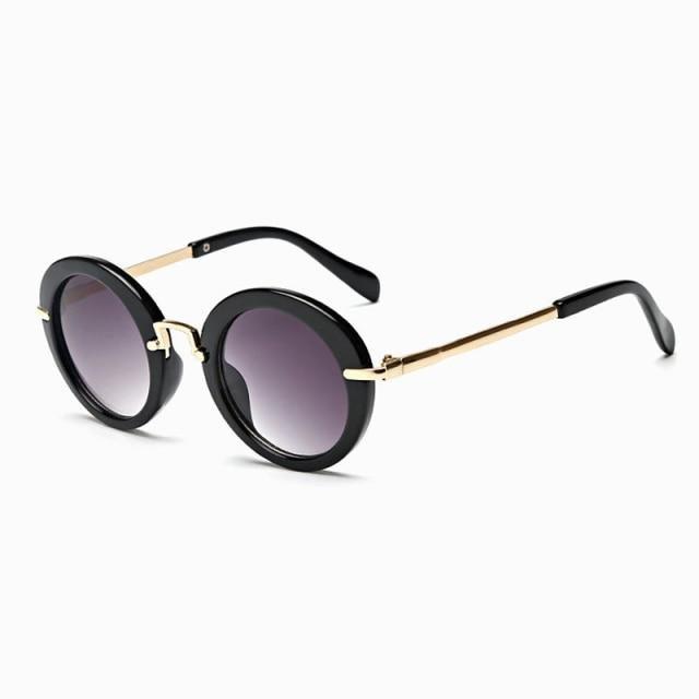 Cute Round Polarized Sunglasses for Kids with UV400 Protection