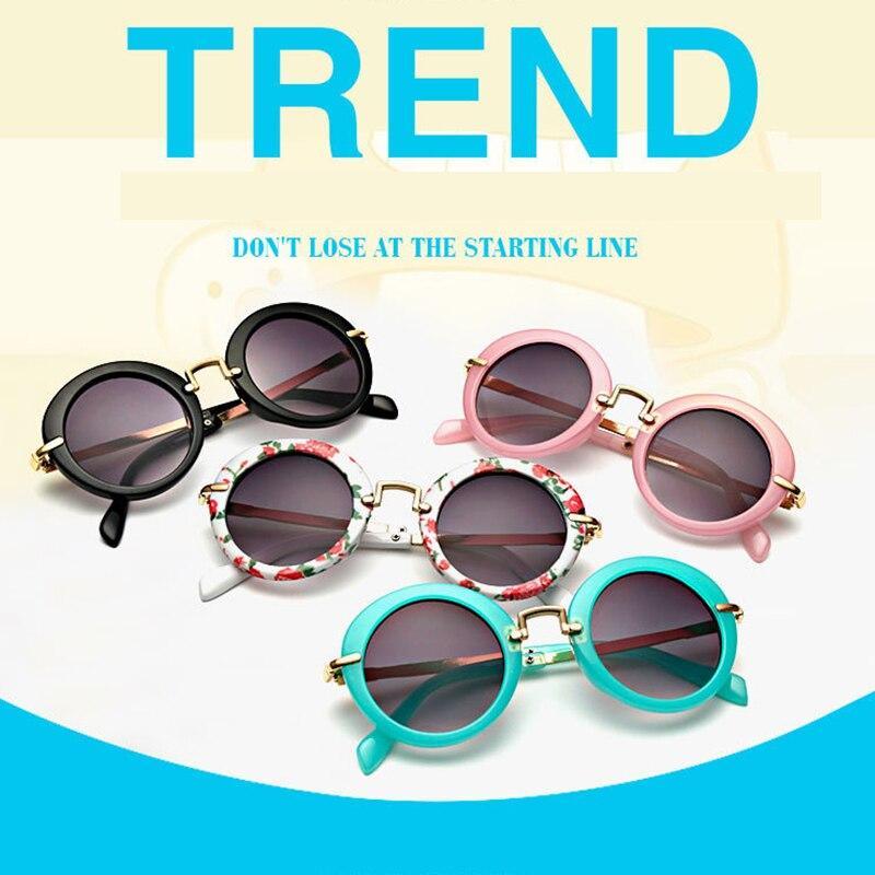 Cute Round Polarized Sunglasses for Kids with UV400 Protection