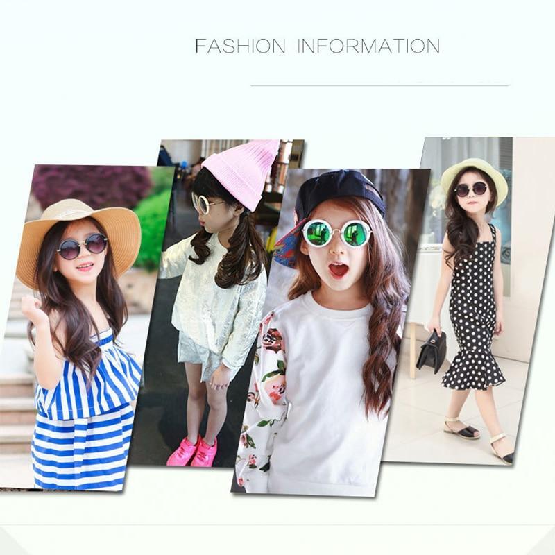 Cute Round Polarized Sunglasses for Kids with UV400 Protection