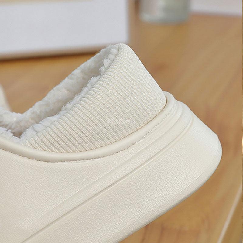 Waterproof Cotton Bear Slippers with Memory Foam & Non-Skid Sole