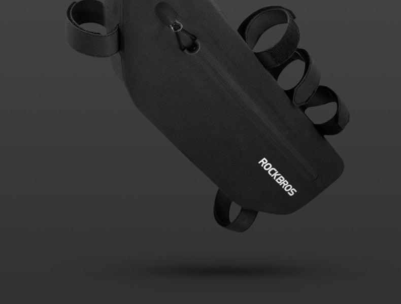 Waterproof Cycling Top Tube Bike Frame Bag - High Capacity Black