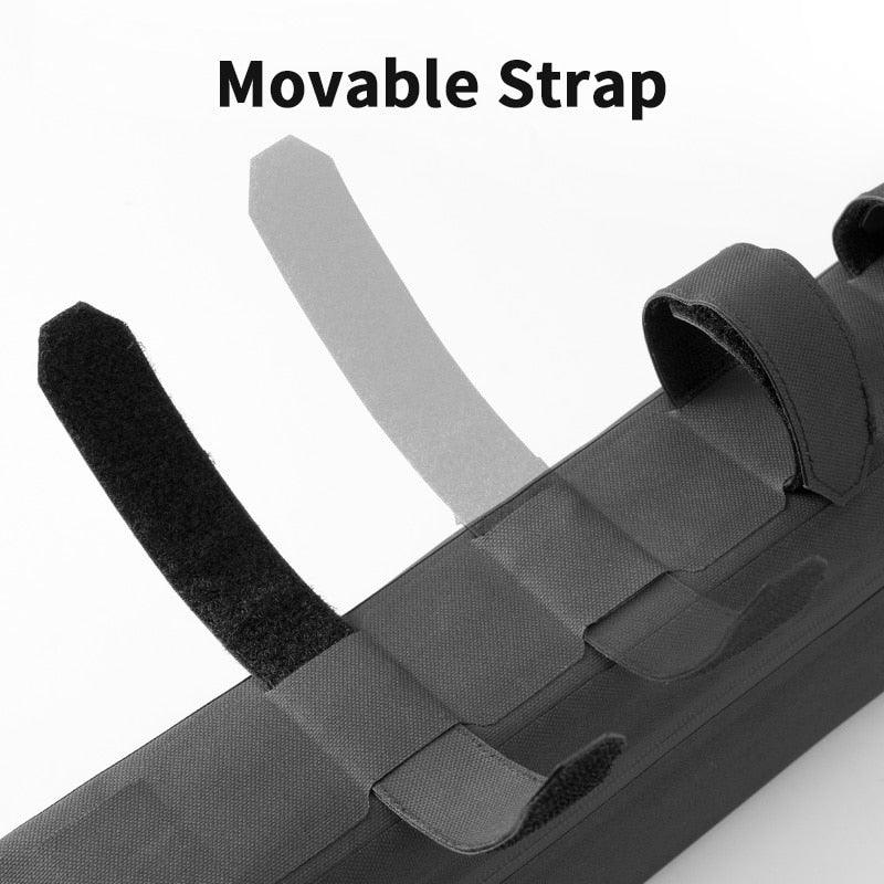 Waterproof Cycling Top Tube Bike Frame Bag - High Capacity Black