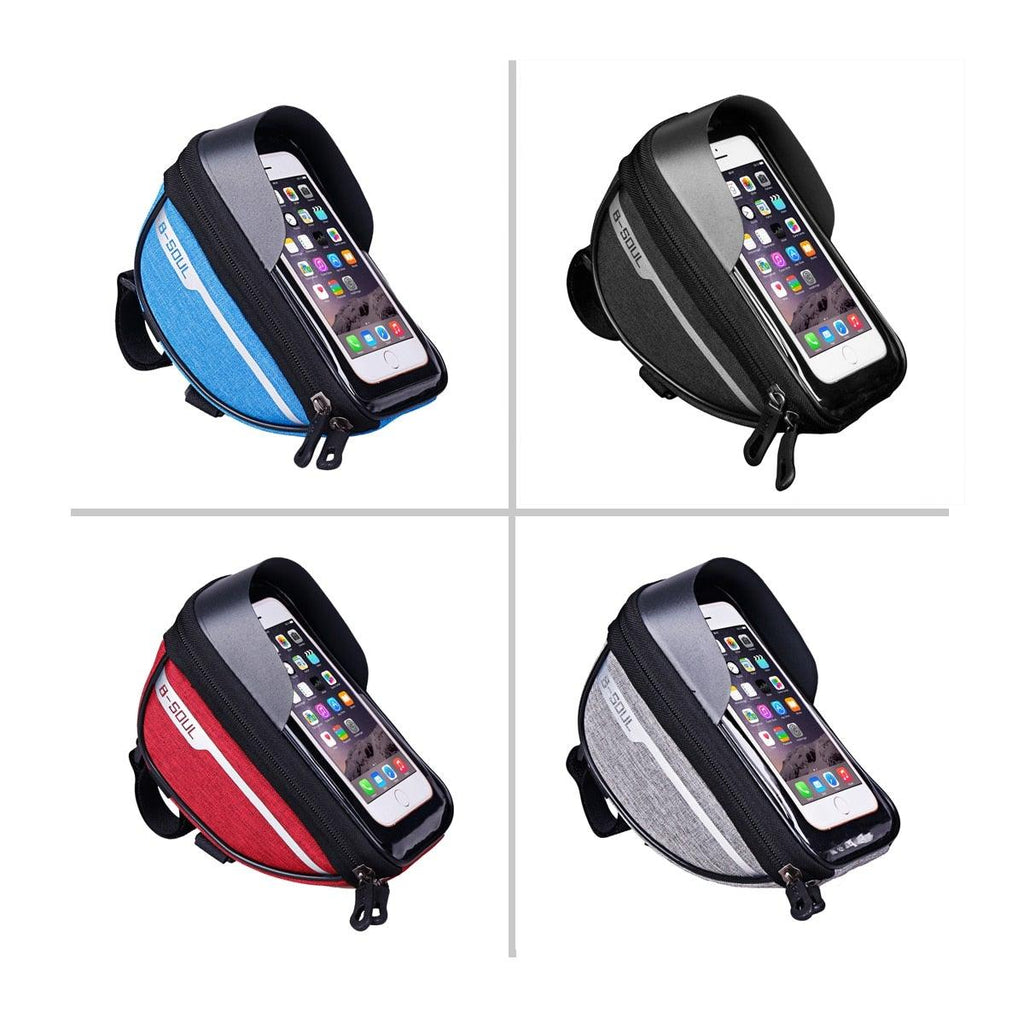 Waterproof Bike Top Tube Smartphone Bag and Cycling Storage Pouch