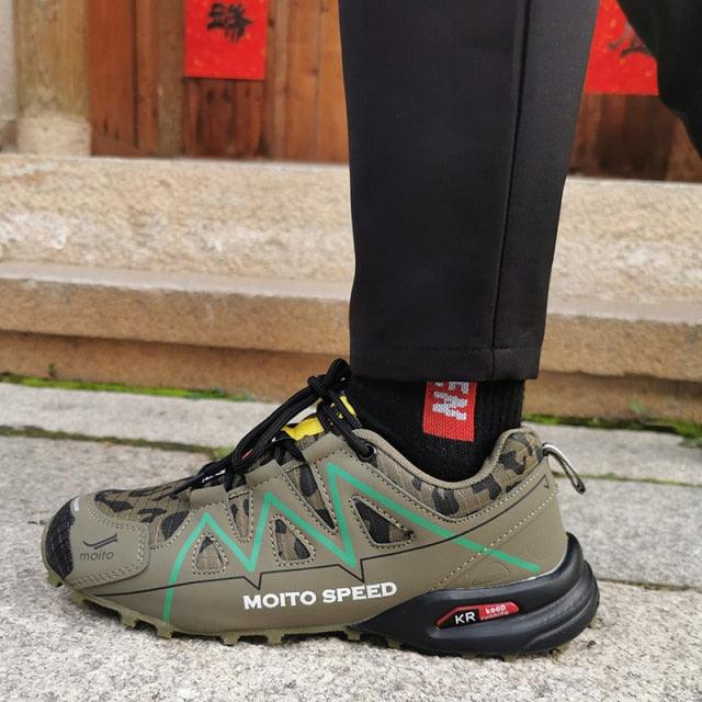 Men's Waterproof Trail Running Shoes & Outdoor Hiking Sneakers