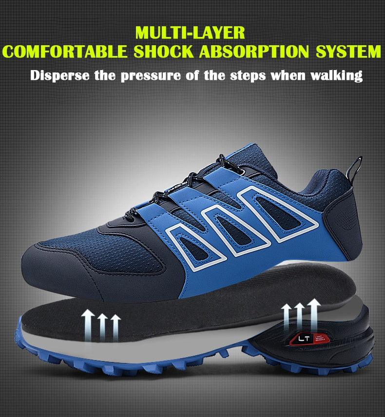 Men's Waterproof Trail Running Shoes & Outdoor Hiking Sneakers