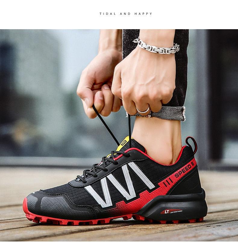 Men's Waterproof Trail Running Shoes & Outdoor Hiking Sneakers