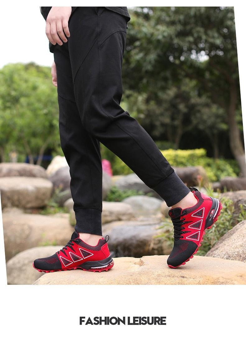 Men's Waterproof Trail Running Shoes & Outdoor Hiking Sneakers
