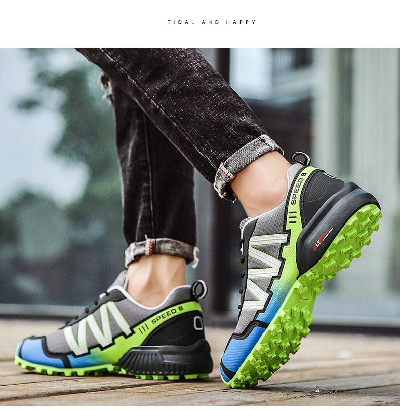 Men's Waterproof Trail Running Shoes & Outdoor Hiking Sneakers