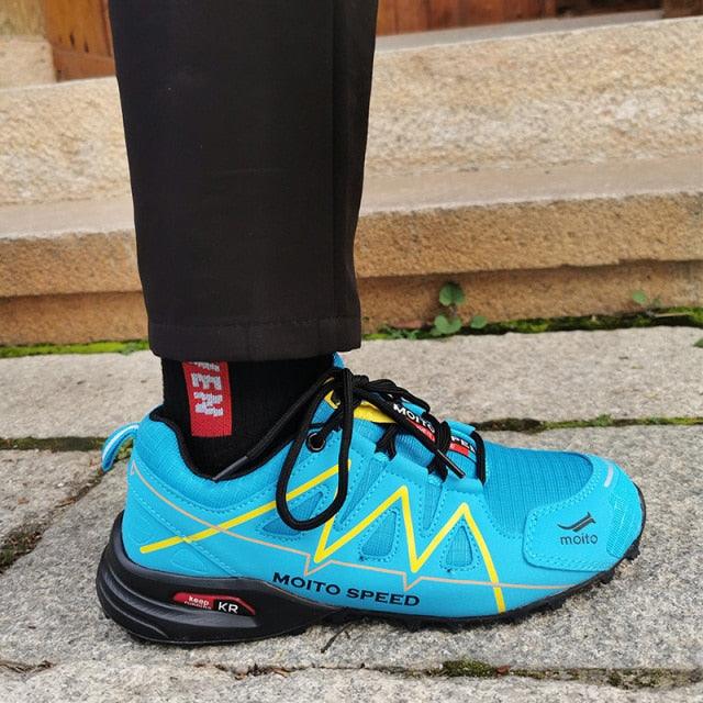 Men's Waterproof Trail Running Shoes & Outdoor Hiking Sneakers