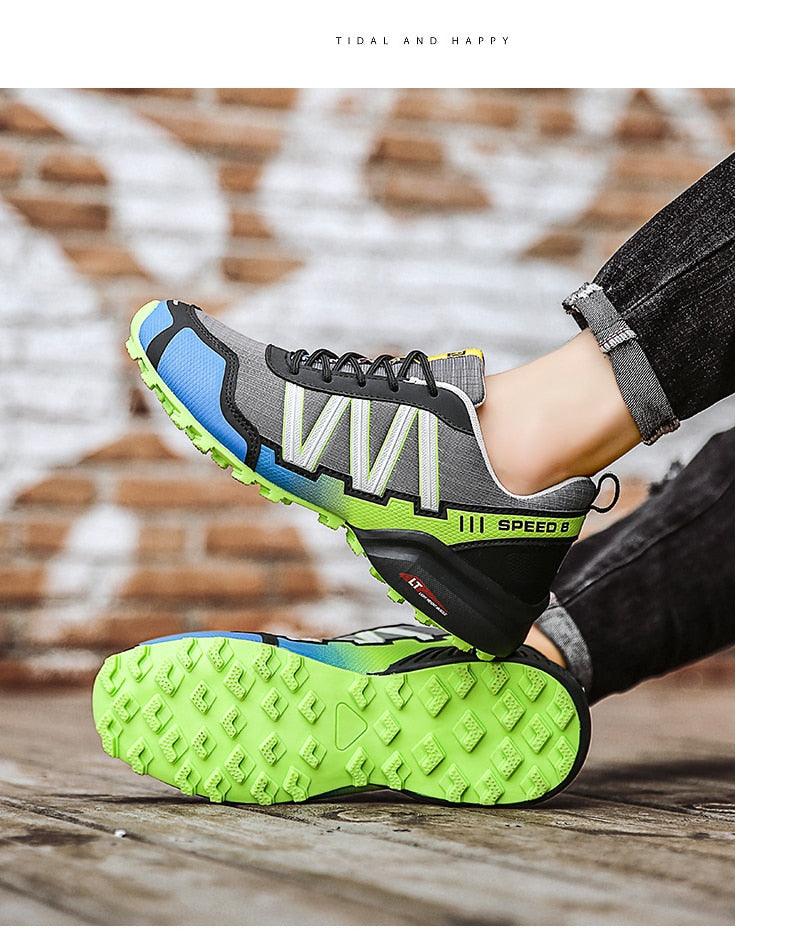 Men's Waterproof Trail Running Shoes & Outdoor Hiking Sneakers