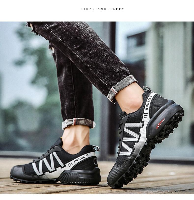 Men's Waterproof Trail Running Shoes & Outdoor Hiking Sneakers