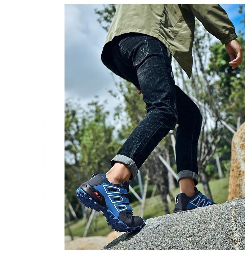 Men's Waterproof Trail Running Shoes & Outdoor Hiking Sneakers