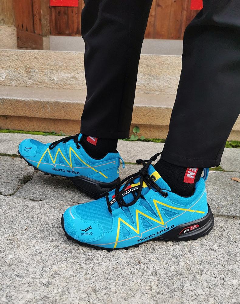 Men's Waterproof Trail Running Shoes & Outdoor Hiking Sneakers