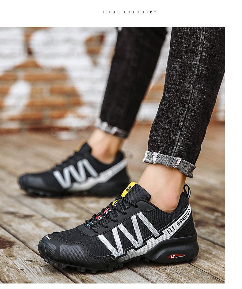 Men's Waterproof Trail Running Shoes & Outdoor Hiking Sneakers