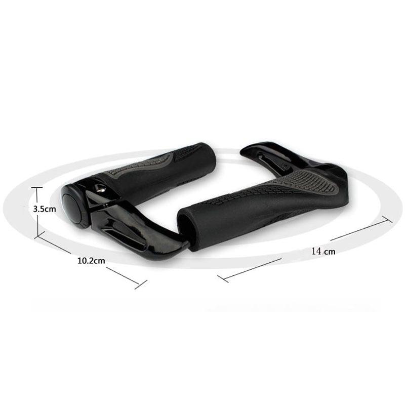 Ergonomic Mountain Bike Handlebar Grips with Adjustable Bar Ends