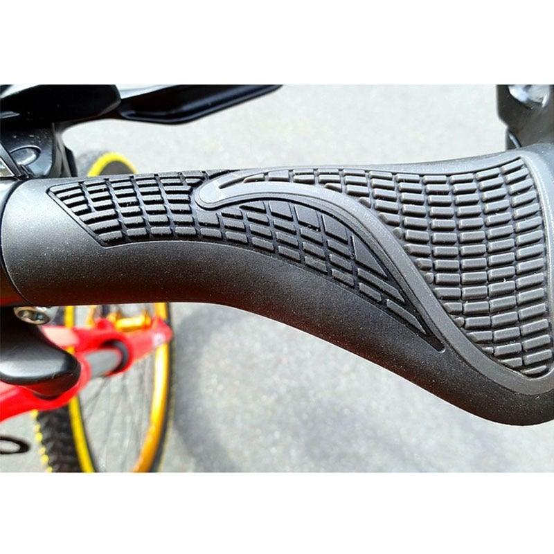 Ergonomic Mountain Bike Handlebar Grips with Adjustable Bar Ends
