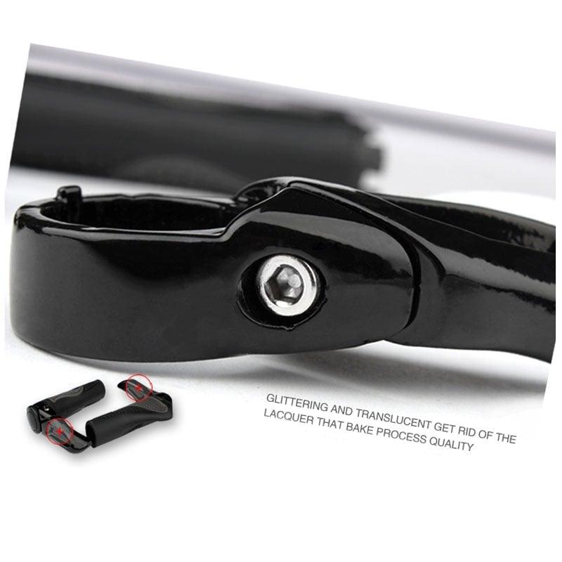 Ergonomic Mountain Bike Handlebar Grips with Adjustable Bar Ends