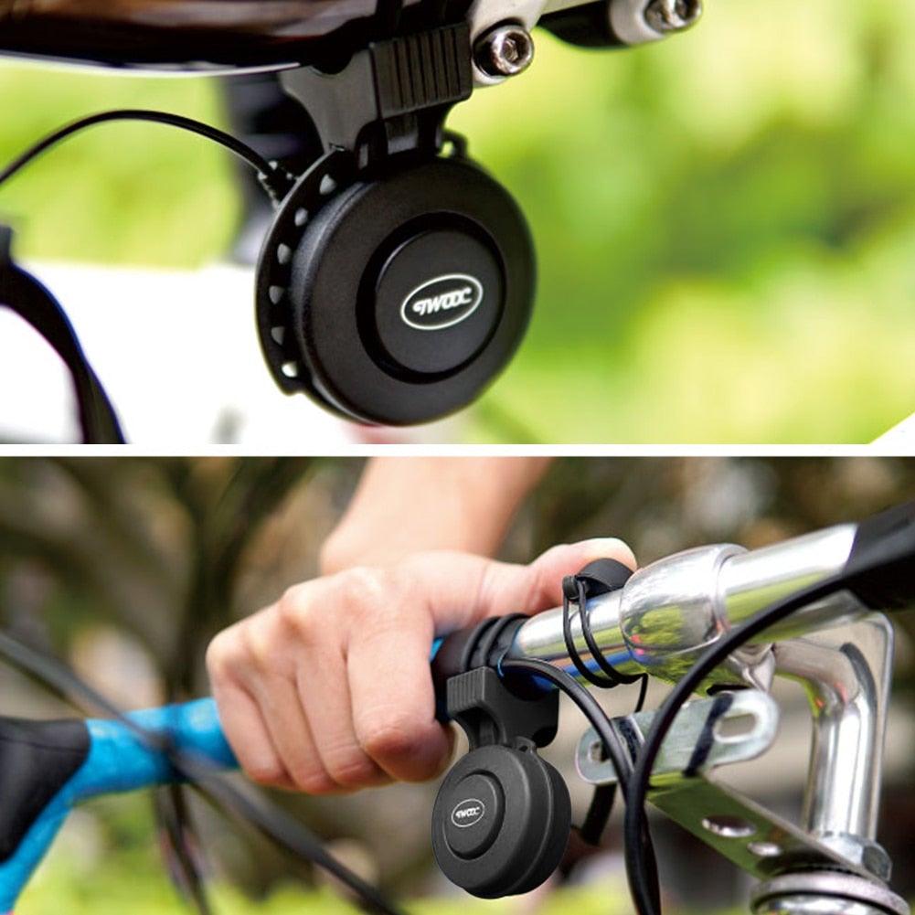 130dB USB Rechargeable Electric Bike Horn - Minimalist Black