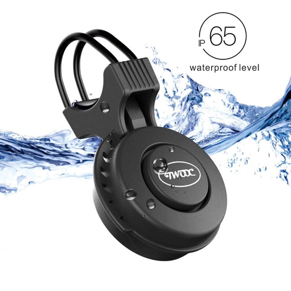 130dB USB Rechargeable Electric Bike Horn - Minimalist Black