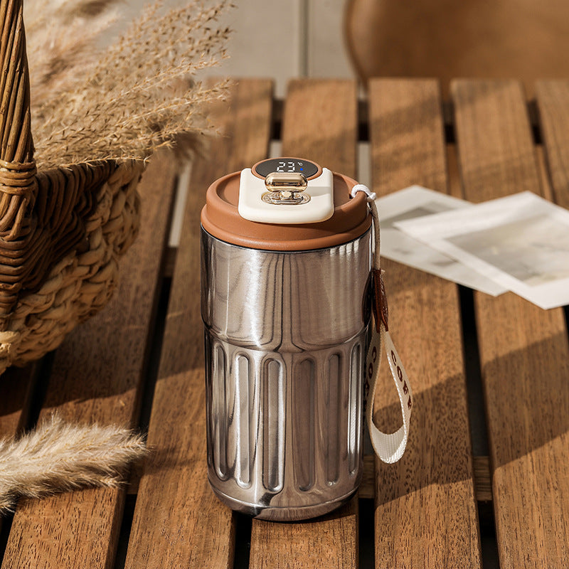 450ml Smart Digital Stainless Steel Thermal Insulated Coffee Mug