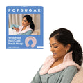 POPSUGAR Weighted Hot and Cold Neck Wrap Microwavable Heated Pad for Neck and Shoulder Pain Relief Reusable Heat and Cold Pack