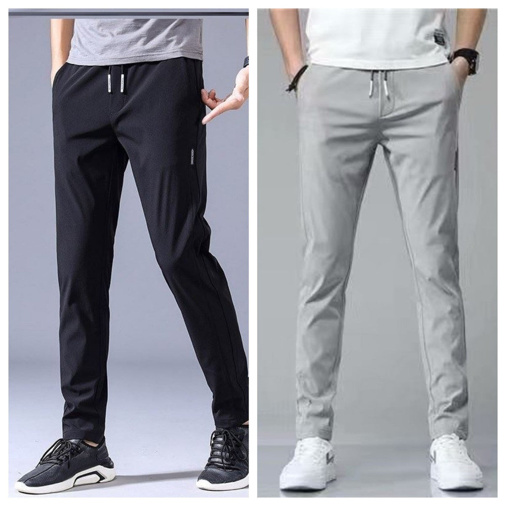 Men's Straight Leg Sweats - Lightweight, Casual, Korean-Inspired