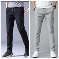 Men's Straight Leg Sweats - Lightweight, Casual, Korean-Inspired