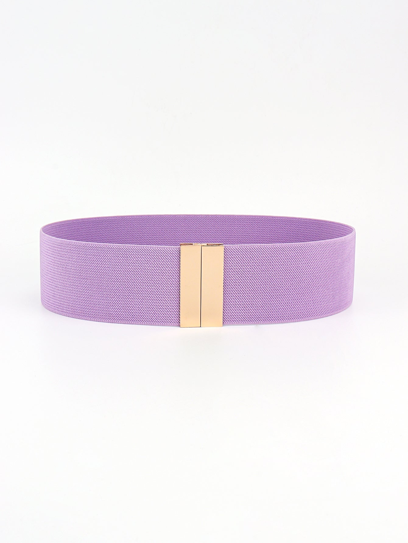 Alloy Buckle Elastic Belt - Stretch Waist Belt Women