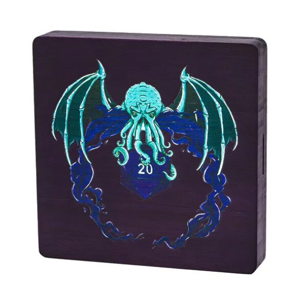 2-in-1 Wooden Dice Vault & Tray