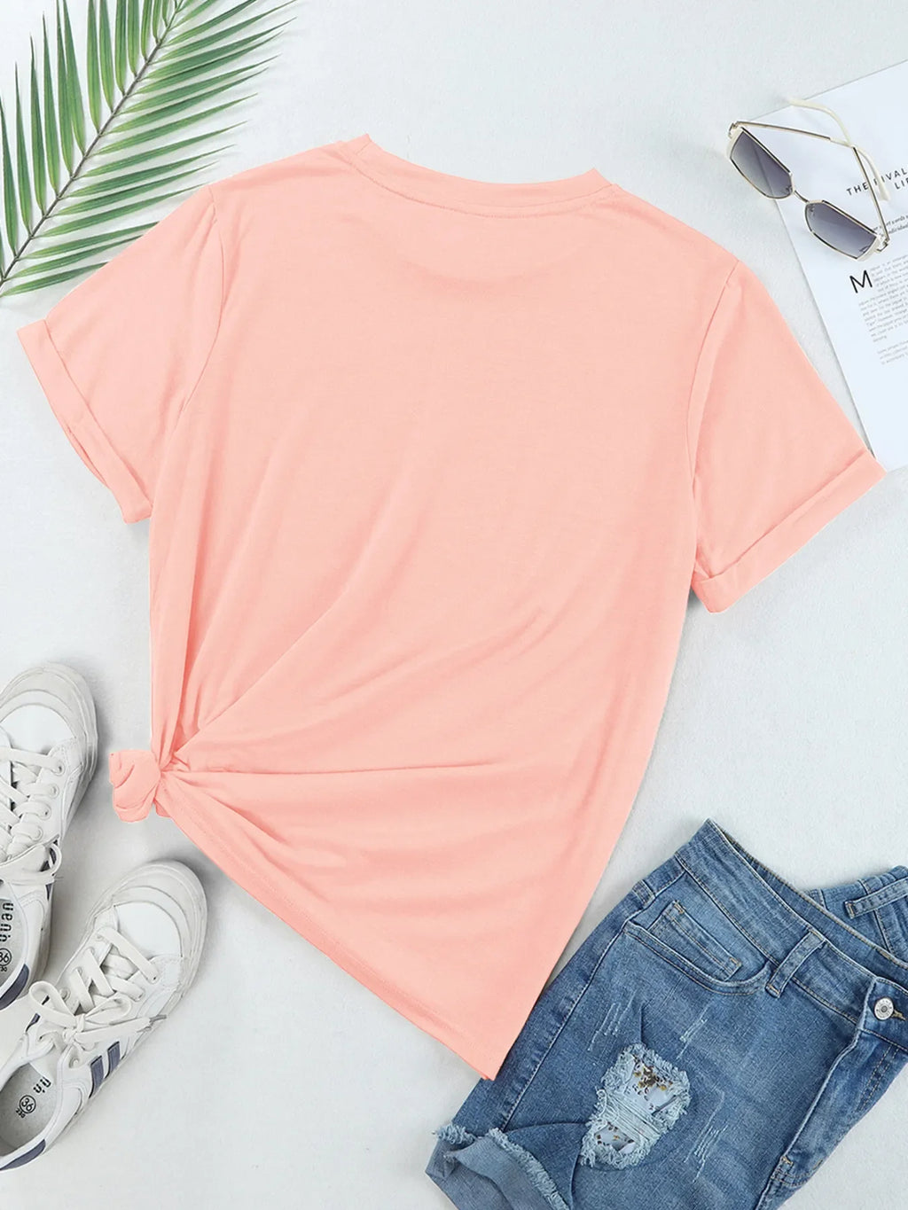 FLOWER MARKET Graphic Crewneck T Shirt