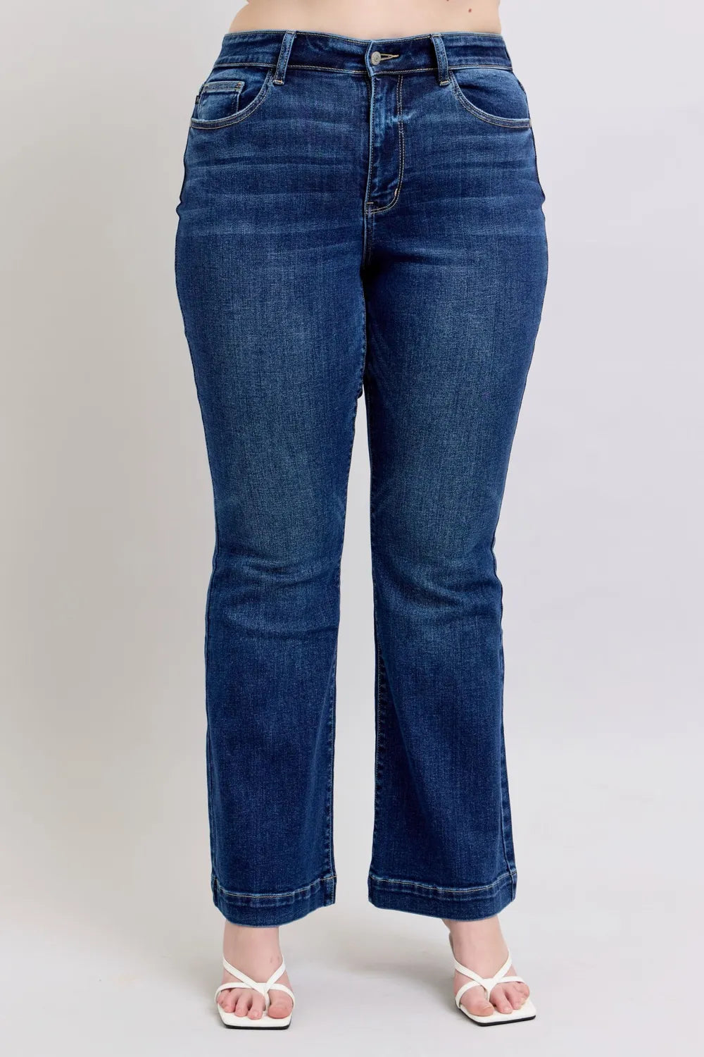 Judy Blue High Rise Flare Jeans with Pockets
