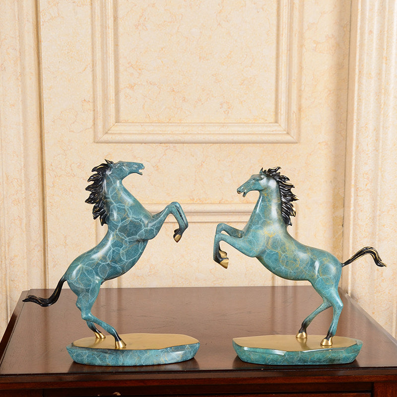 New Chinese-style Copper Horse Ornament, Copper Craftwork