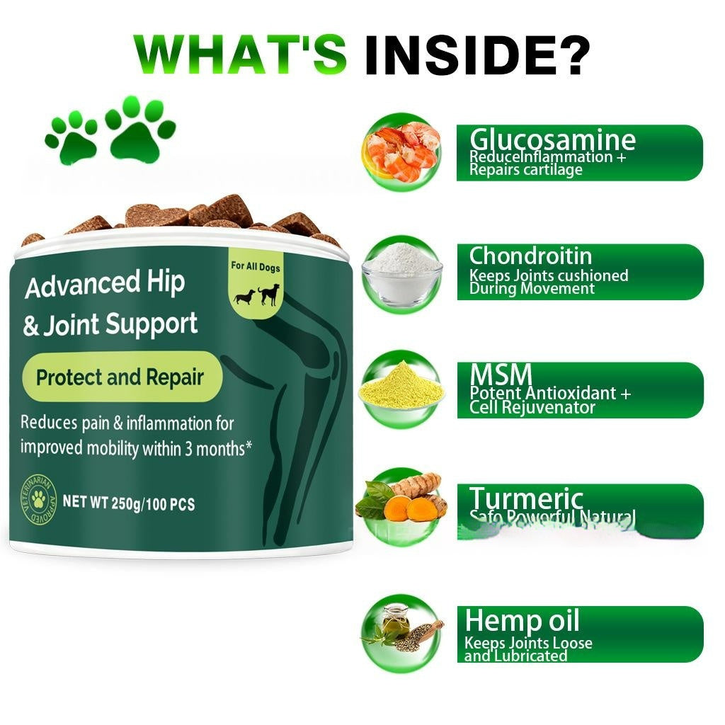 Chewable Tablets For Maintaining Joint Health In Pet Dogs