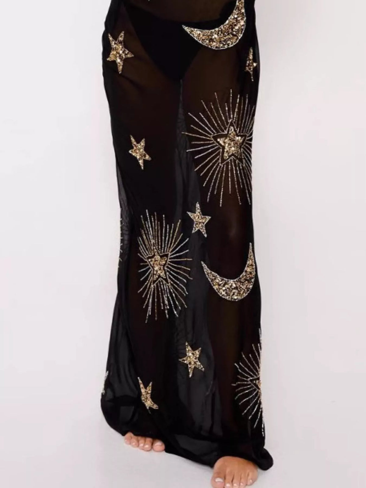 Cowl Neck Maxi Cami Dress