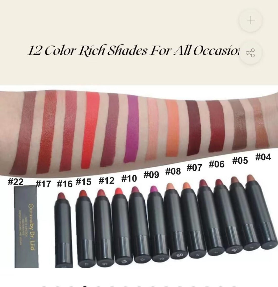 Perfect Lip Crayon – Hydrating, Buildable, Vegan & Gluten-Free Lipstick Balm Pencil