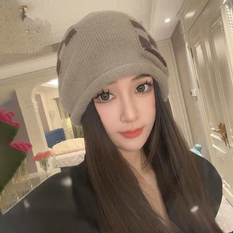 Women's Wool Knitted Winter Hat Soft Knit Beanie Cap - Image 9