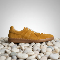 Retro Suede Elastic Band Shoes Unisex Cowhide Casual Footwear