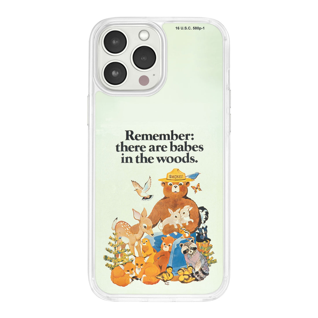 Smokey Bear Classic HD Apple iPhone 16 Mag-Safe Phone Case