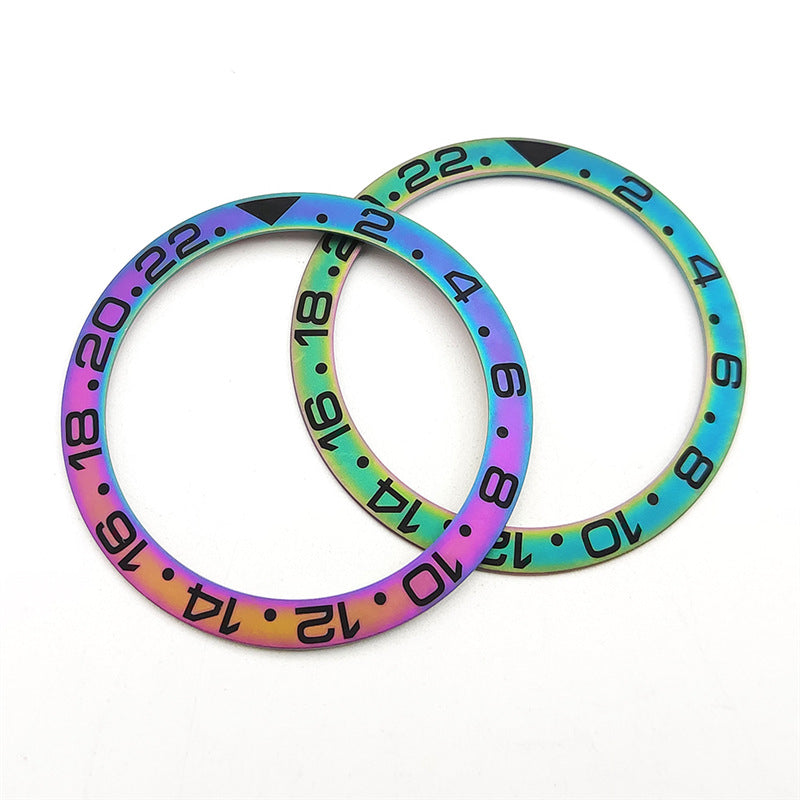 Colored Watch Accessory Ceramic Bezel Outer Ring Of The Case