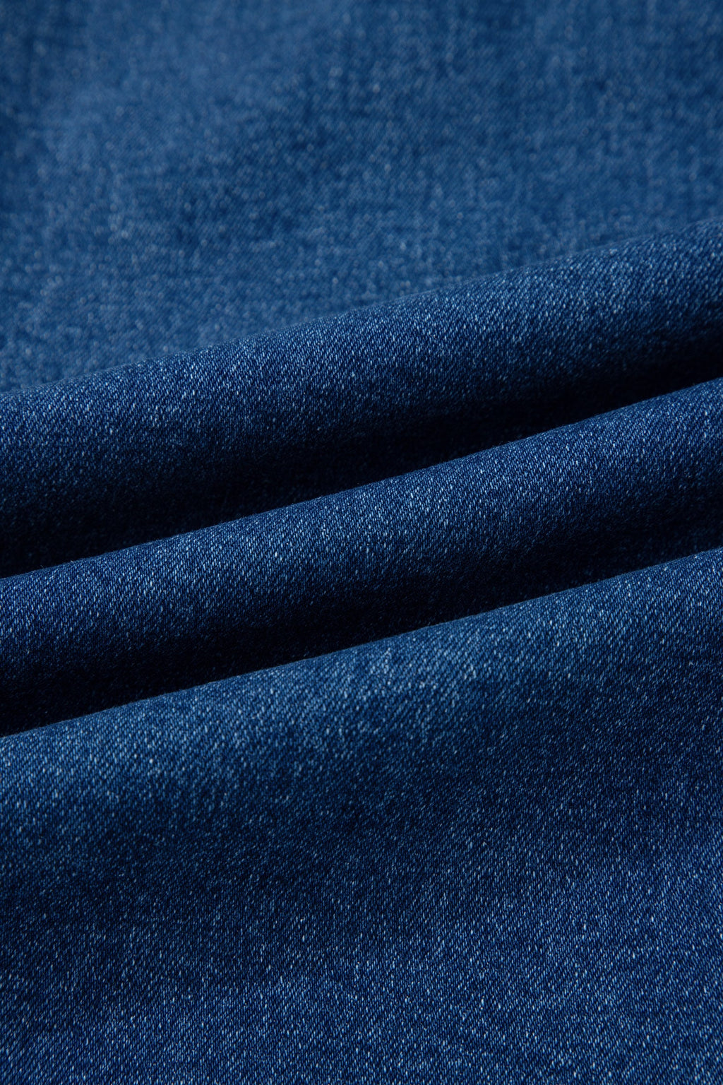 Solid Denim Seam Detail High Waist Jeans
