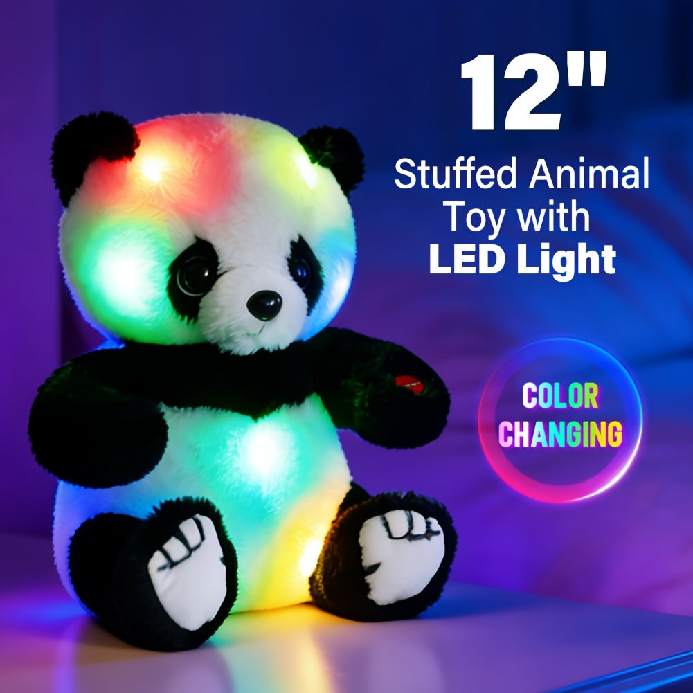 LightUp Panda Plush Huggable LED Toy Gift for Kids