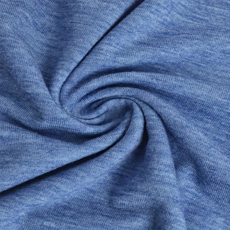 Women's Blue Heart Print Tee - Soft & Stretchy Casual Top