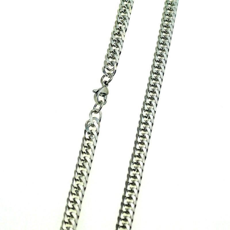 Men's 316 Stainless Steel Miami Curb Chain Bracelet