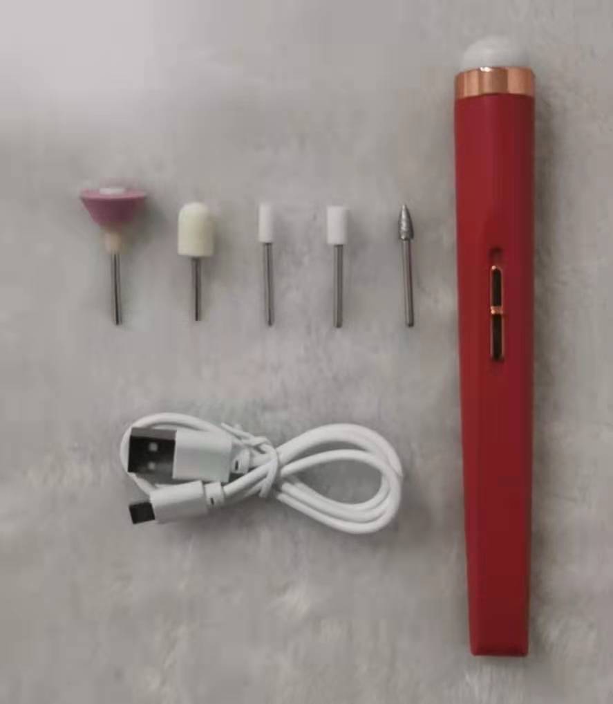5-in-1 Electric Nail Drill Kit, Cordless USB Rechargeable Manicure