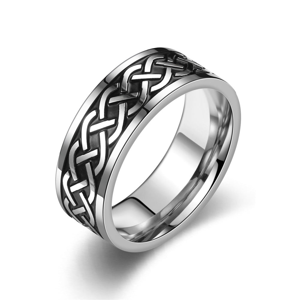 Mens Personalized Stainless Steel Ring